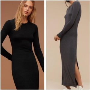 Wilfred Aritzia Leckey Dress BLACK large